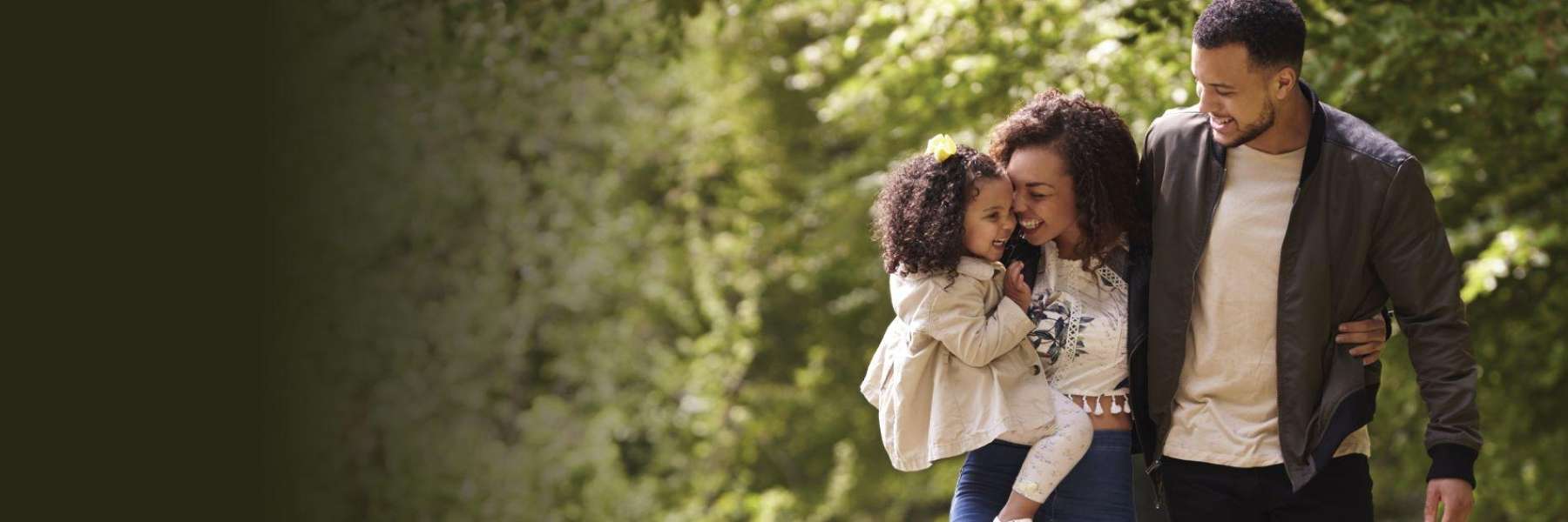 parents and their daughter