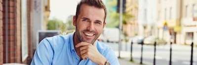 man with dental bonding in vienna va